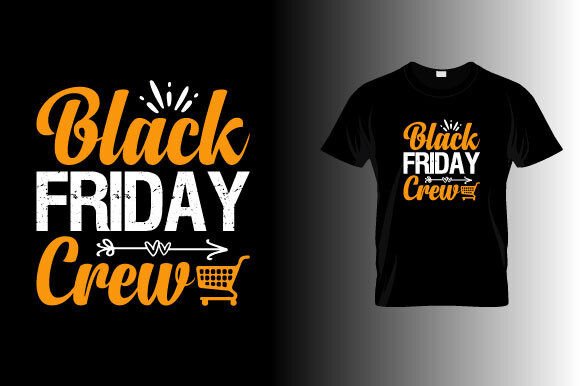 Black Friday Crew SVG Design for Crafts and Graphics
