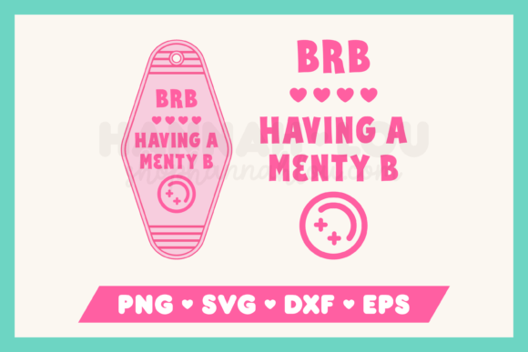 BRB Having a Menty B Motel Keychain Review