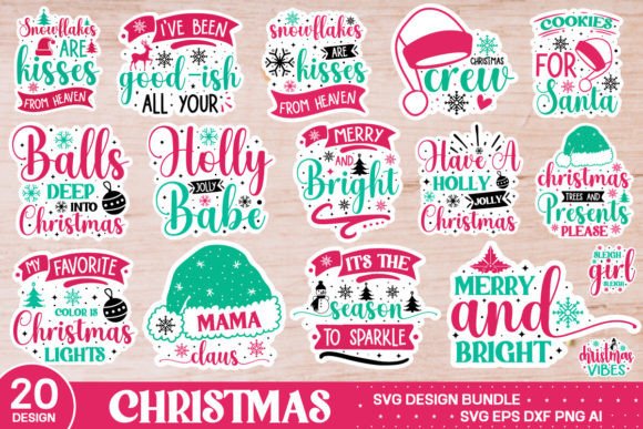 Christmas Sticker Svg Bundle Review