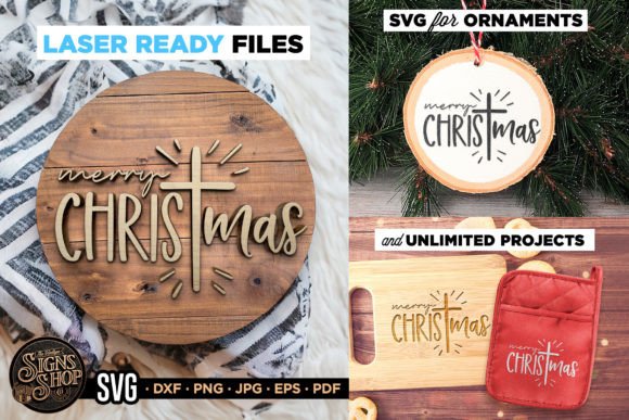 Merry CHRIST-mas SVG Door Sign Review